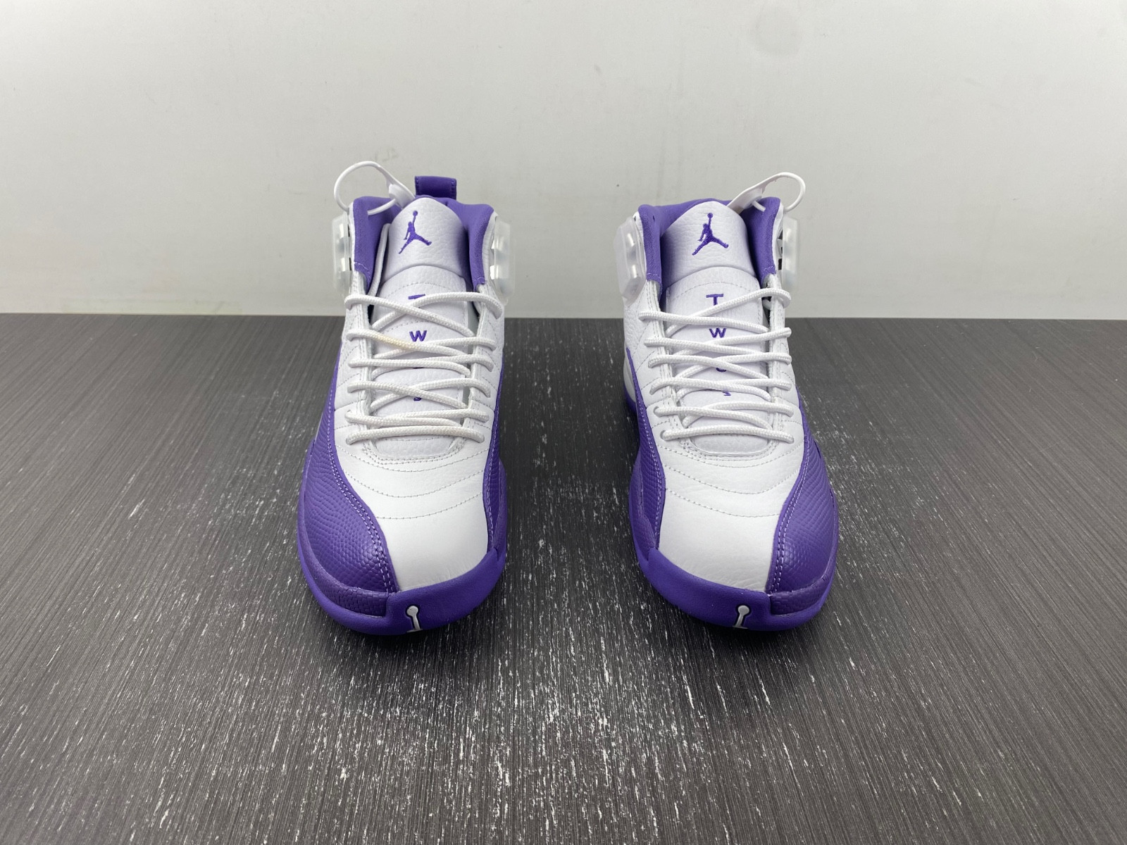 Air Jordan 12 Retro white and purple
