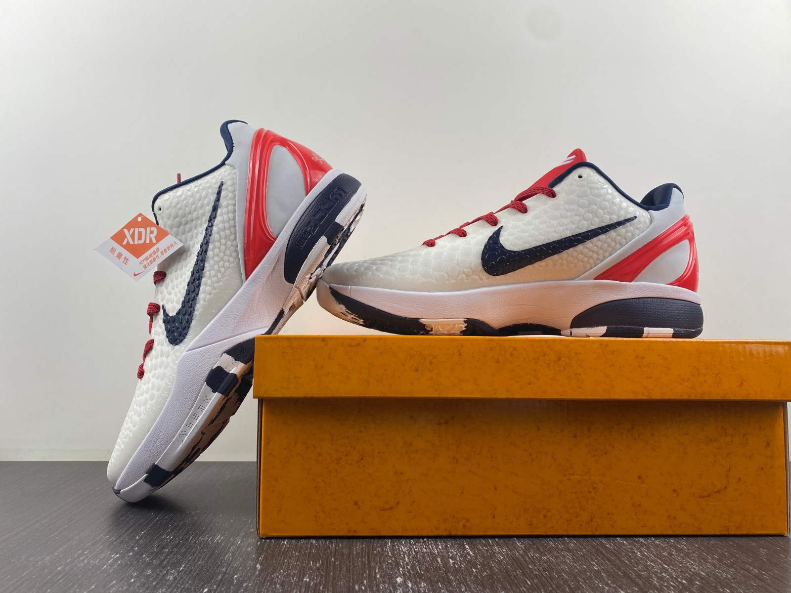 Nike Kobe 6 Protro "Team USA" PE Home White CW2190-146