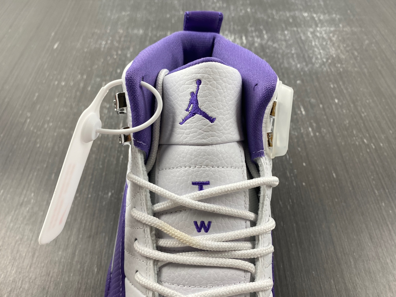 Air Jordan 12 Retro white and purple