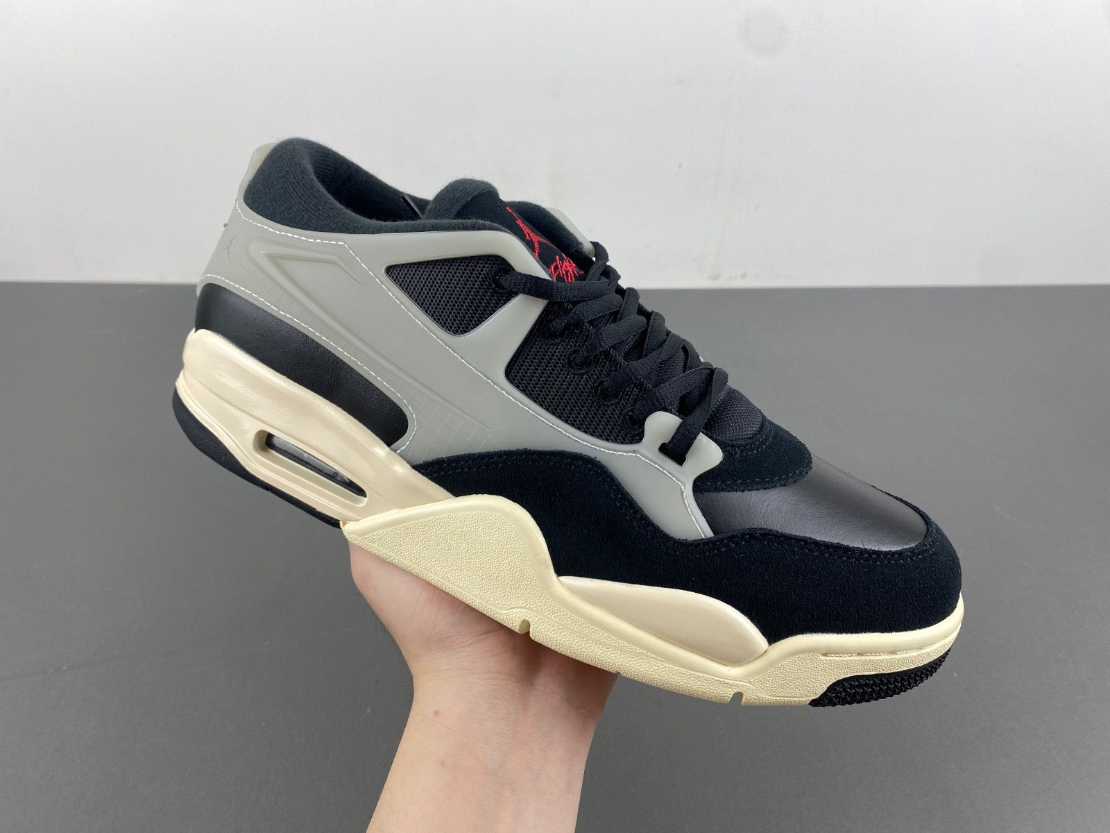 Air Jordan 4 RM GS "Black/Coconut Milk" FQ7939-006