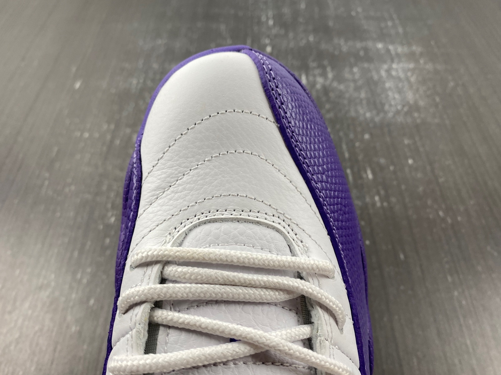 Air Jordan 12 Retro white and purple