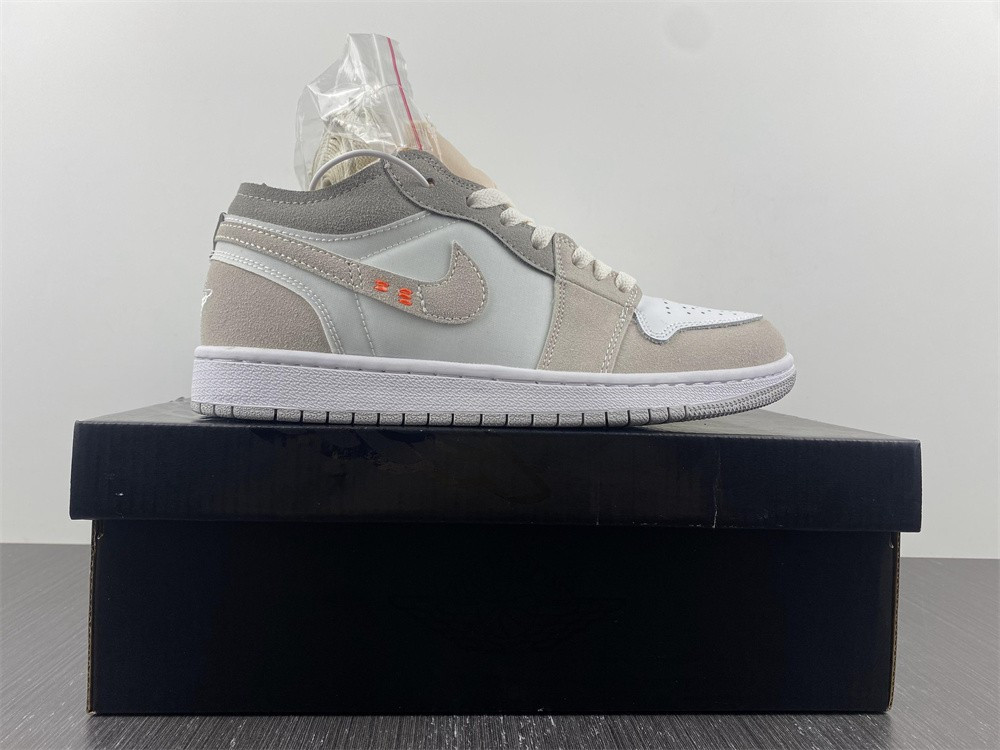 Air Jordan 1 Low Inside Out White Phantom  DN1635-100