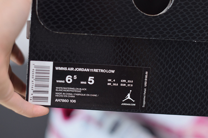 AIR JORDAN 11 RETRO LOW PINK SNAKESKIN(W) (2019) AH7860-106