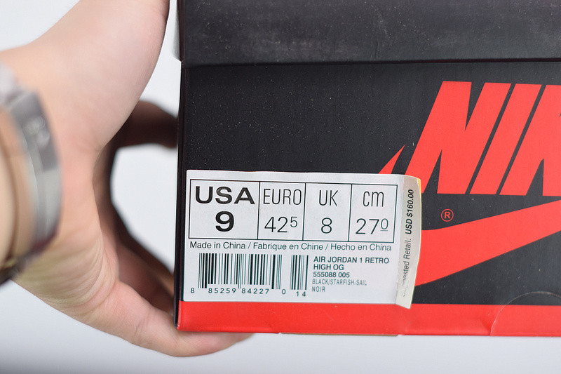 AIR JORDAN 1 RETRO HIGH OG "SHATTERED BACKBOARD" 555088-005