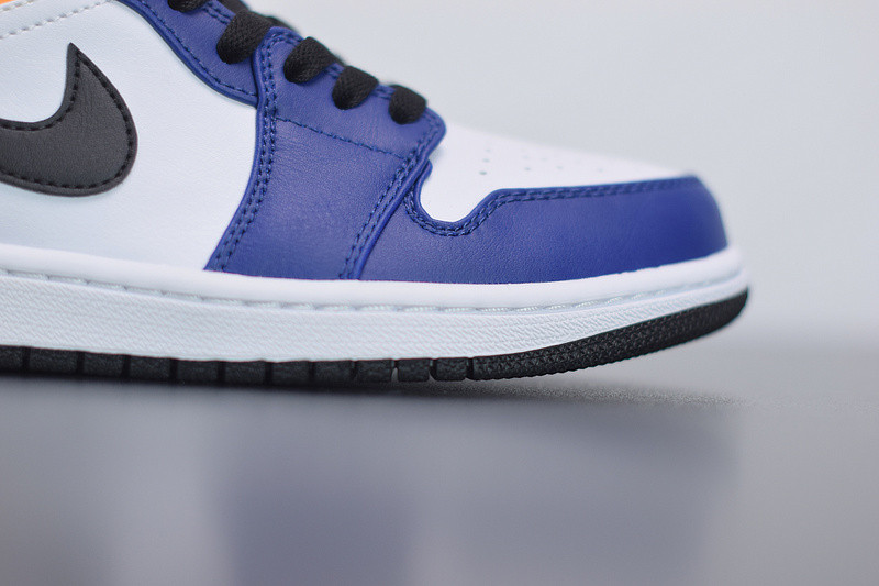 AIR JORDAN 1 LOW BLUE YELLOW ORANGE 553558-123