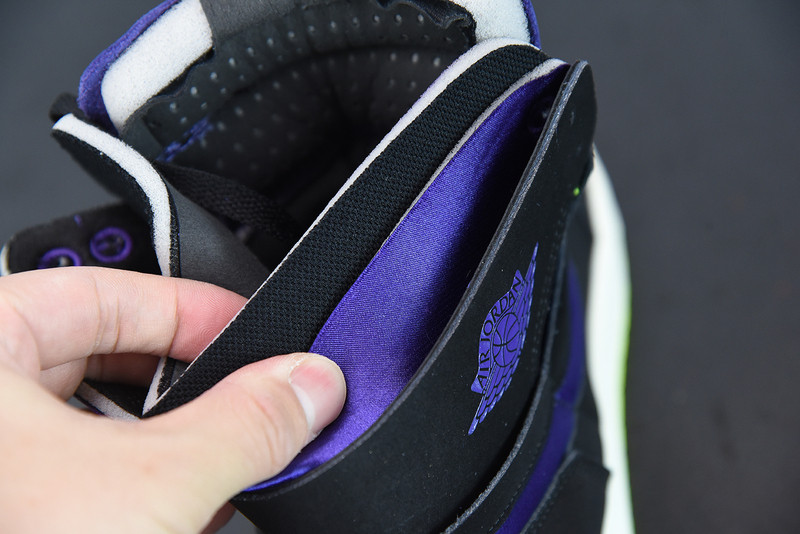 AIR JORDAN 1 HIGH ZOOM AIR CMFT BLACK COURT PURPLE LEMON VENOM CT0979-001