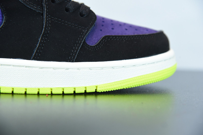 AIR JORDAN 1 HIGH ZOOM AIR CMFT BLACK COURT PURPLE LEMON VENOM CT0979-001