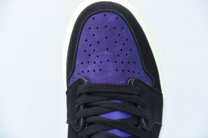 AIR JORDAN 1 HIGH ZOOM AIR CMFT BLACK COURT PURPLE LEMON VENOM CT0979-001