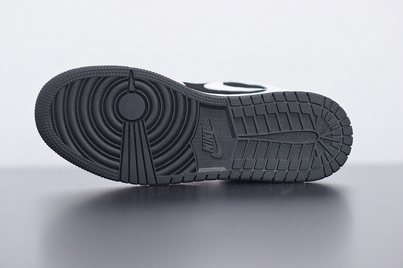 AIR JORDAN 1 MID WHITE BLACK 554725-113