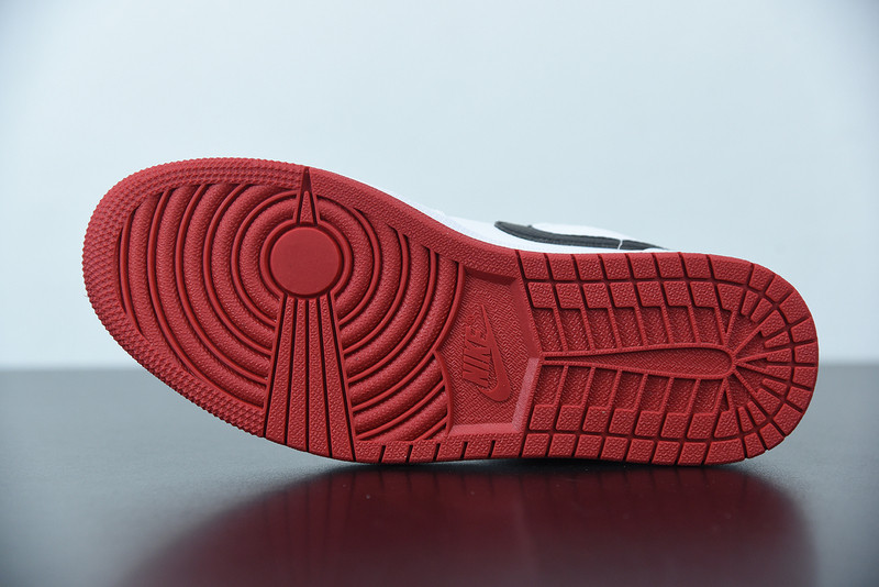 AIR JORDAN 1 LOW WHITE UNIVERSITY RED BLACK 553558-118