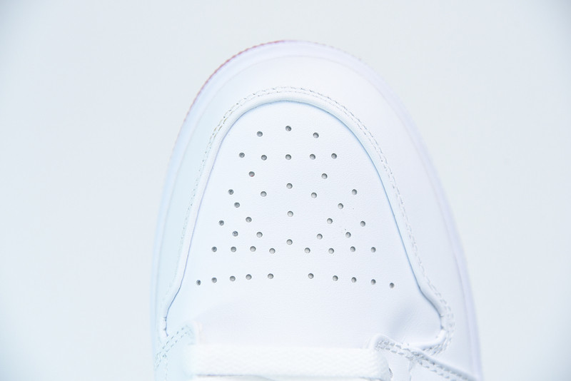 AIR JORDAN 1 LOW WHITE UNIVERSITY RED BLACK 553558-118