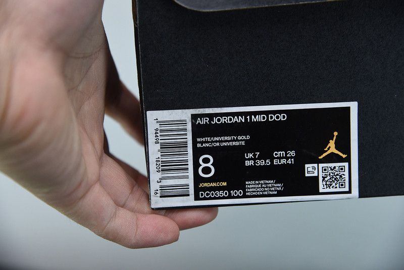 AIR JORDAN 1 MID DAY OF THE DEAD DC0350-100