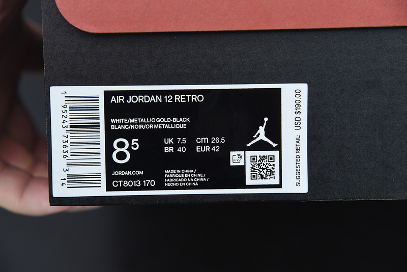 AIR JORDAN 12 “ROYALTY” CT8013-170