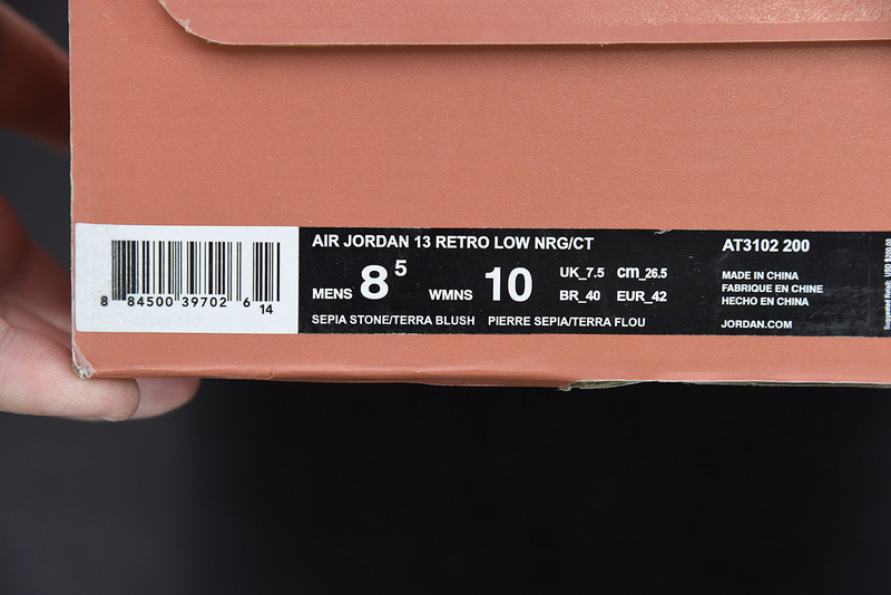 AIR JORDAN 13 RETRO LOW CLOT SEPIA STONE 2018 AT3102-200