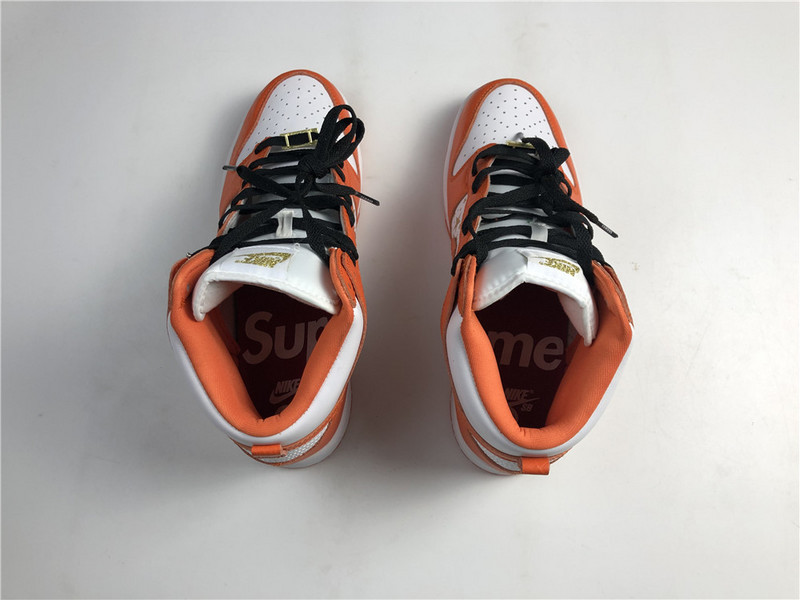 Supreme X NIKE DUNK HIGH PRO SB ORANGE 307385-181