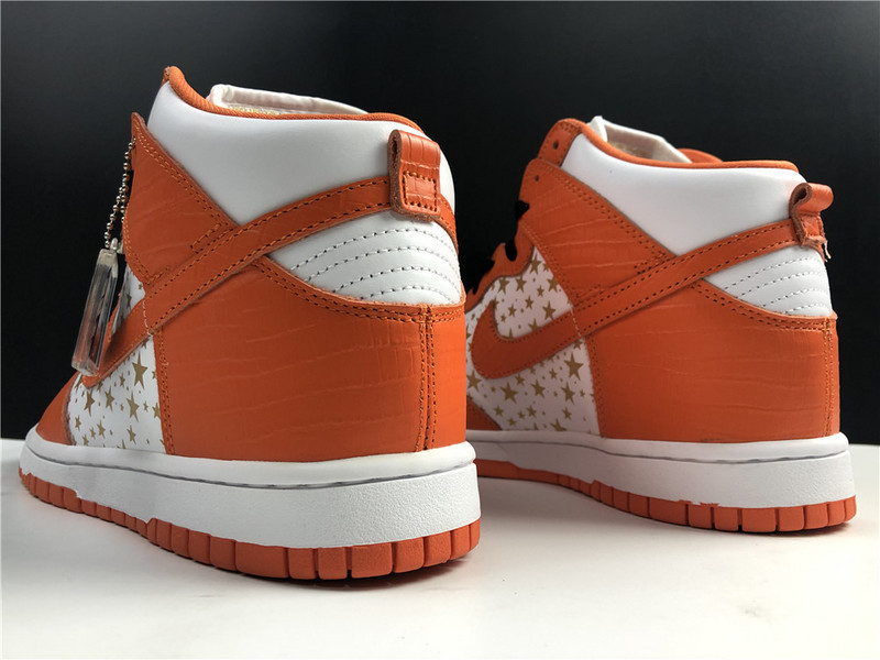 Supreme X NIKE DUNK HIGH PRO SB ORANGE 307385-181