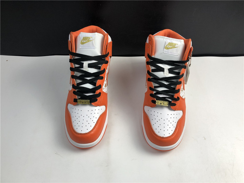 Supreme X NIKE DUNK HIGH PRO SB ORANGE 307385-181