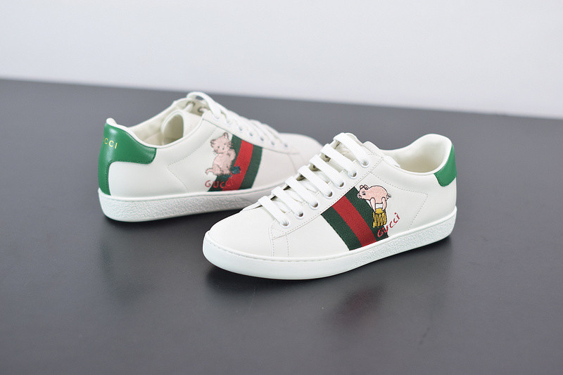 G*u*i ace embroidered low-top sneaker