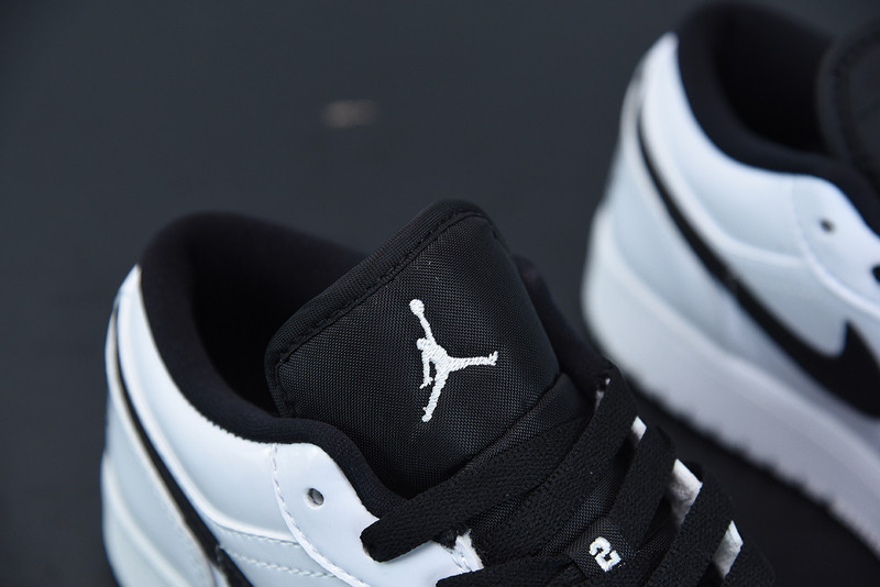 AIR JORDAN 1 LOW WHITE BLACK 553560-103
