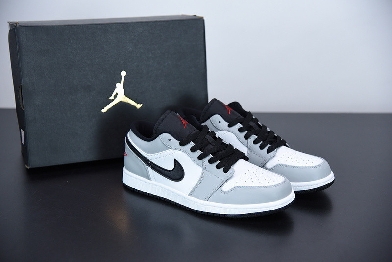 AIR JORDAN 1 LOW LIGHT SMOKE GREY 553558-030