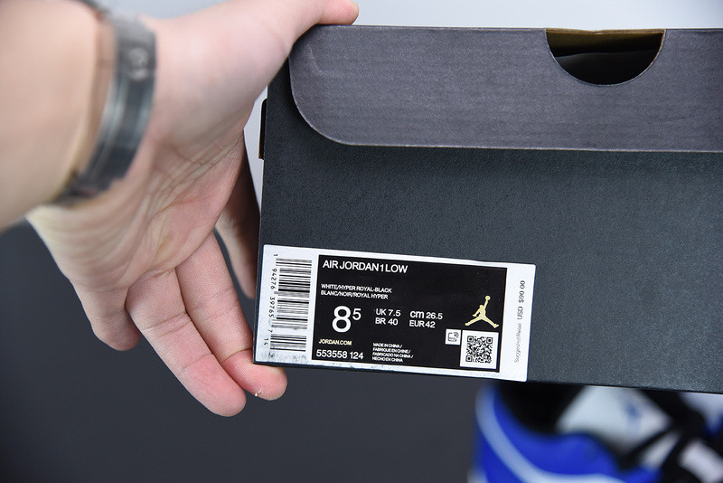 AIR JORDAN 1 LOW “GAME ROYAL” 553558-124