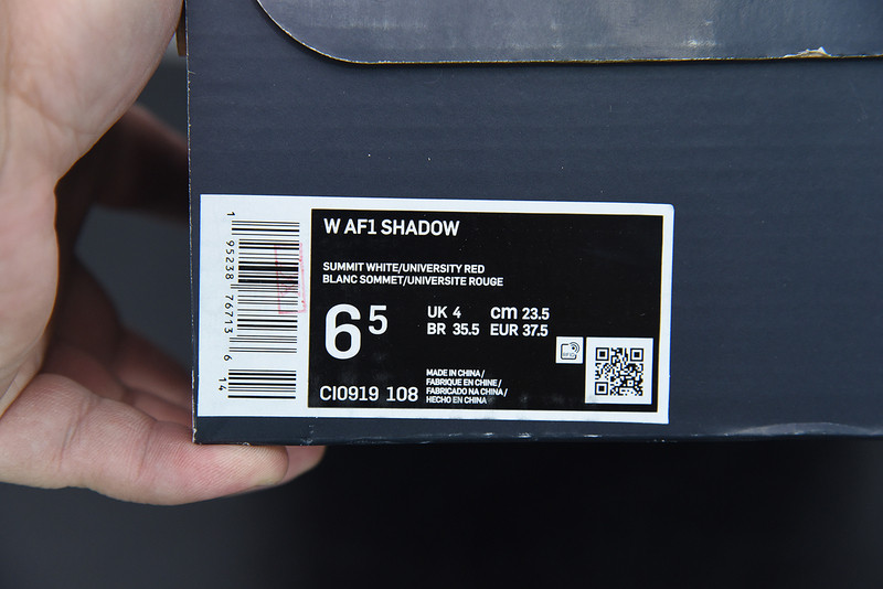 NIKE AIR FORCE 1 LOW SHADOW CRACKED LEATHER CI0919-108