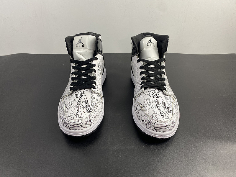 AIR JORDAN 1 MID GS “DIY” DC4099-100