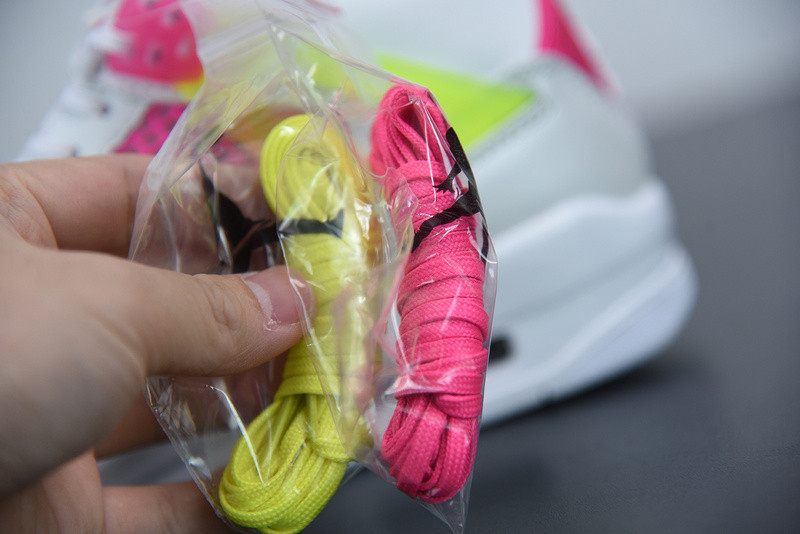 AIR JORDAN 4 GIRLS LEMON VENOM PINK BLAST CV7808-100