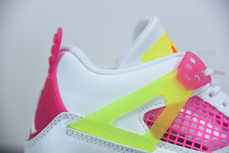 AIR JORDAN 4 GIRLS LEMON VENOM PINK BLAST CV7808-100
