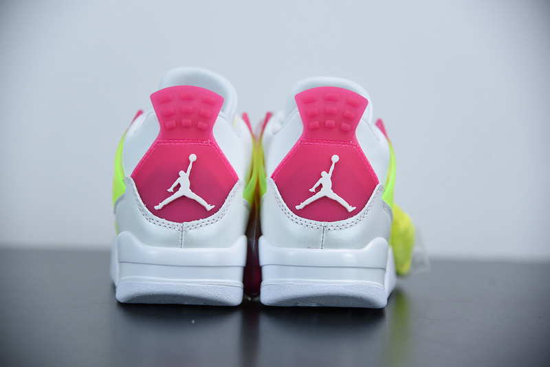 AIR JORDAN 4 GIRLS LEMON VENOM PINK BLAST CV7808-100