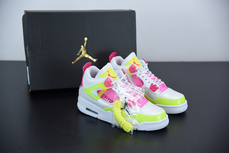 AIR JORDAN 4 GIRLS LEMON VENOM PINK BLAST CV7808-100
