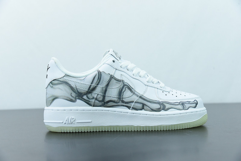 NIKE AIR FORCE 1 LOW SKELETON HALLOWEEN (2018) BQ7541-100