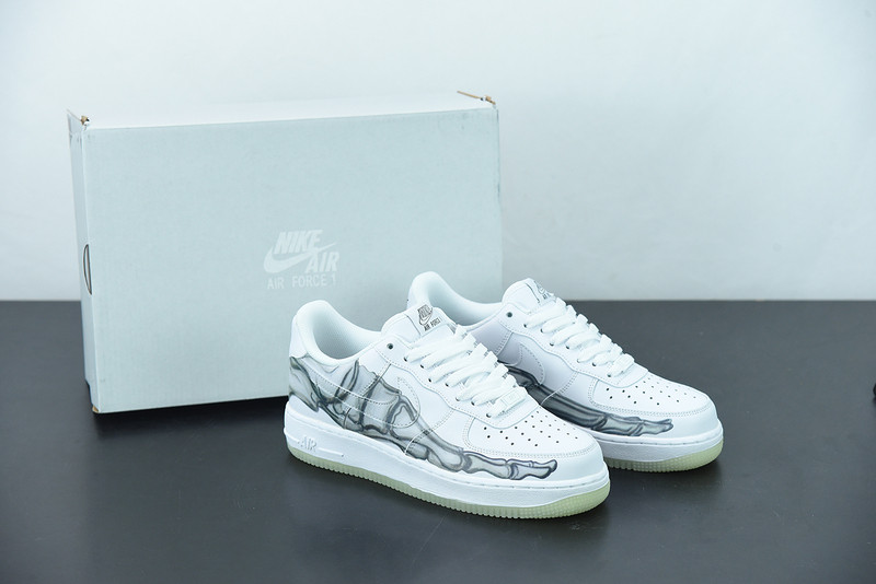 NIKE AIR FORCE 1 LOW SKELETON HALLOWEEN (2018) BQ7541-100