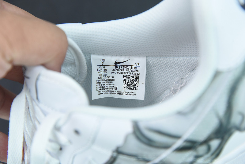 NIKE AIR FORCE 1 LOW SKELETON HALLOWEEN (2018) BQ7541-100