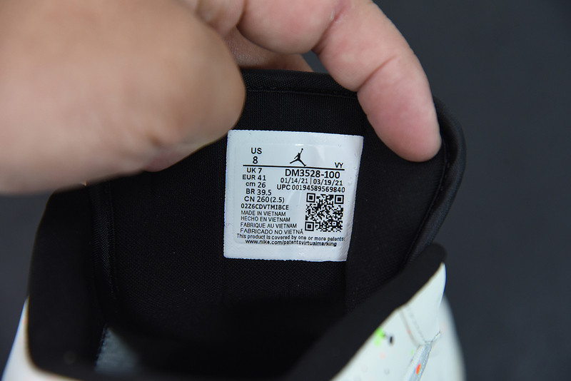 AIR JORDAN 1 LOW PAINT SPLATTER BRUSHSTROKE SWh DM3528-100