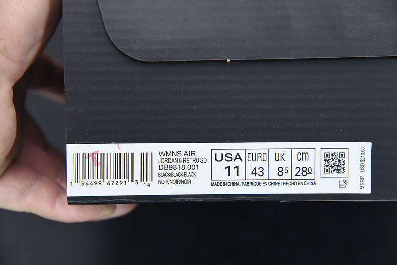 AIR JORDAN 6 “SINGLES DAY” DB9818-001