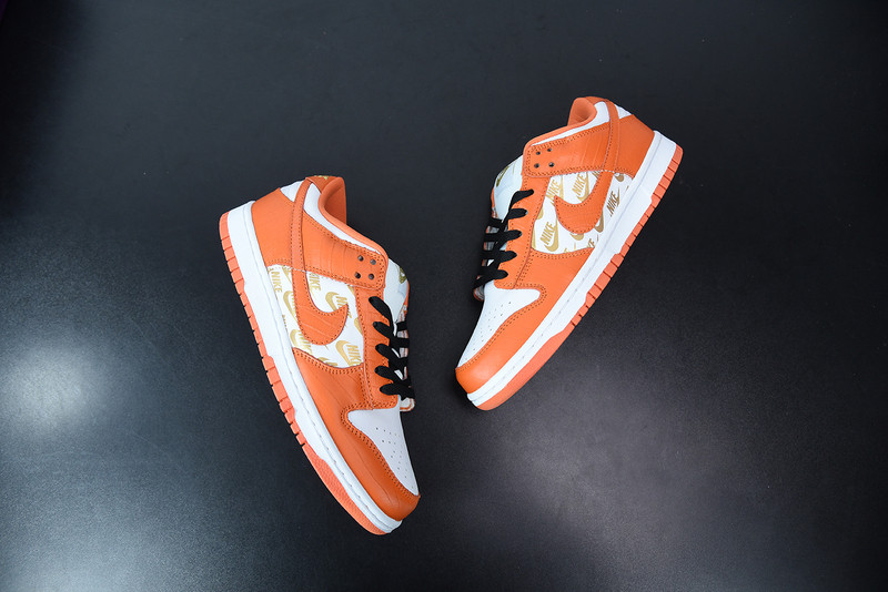 NIKE SB DUNK LOW Supreme X NIKE ORANGE DH3228-181