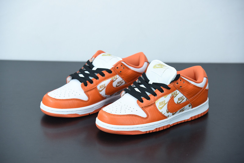 NIKE SB DUNK LOW Supreme X NIKE ORANGE DH3228-181