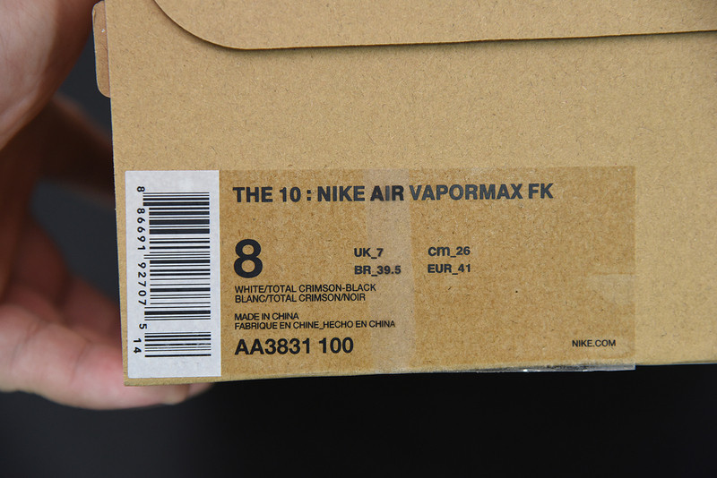 NIKE AIR VAPORMAX FK "OF" AA3831-100