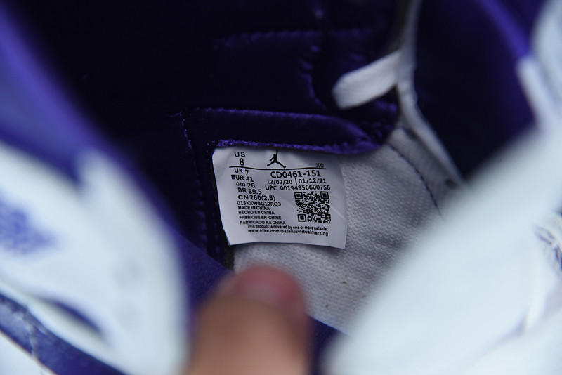 AIR JORDAN 1 RETRO HIGH COURT PURPLE CD0461-151