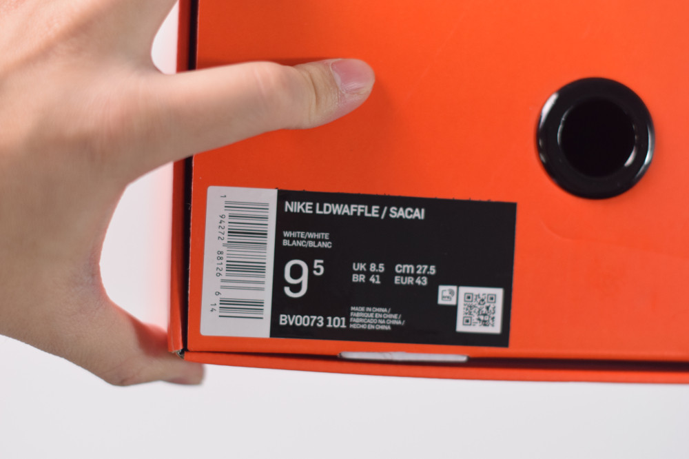 NIKE SACAI NIKE LDWAFFLE WHITE NYLON WHITE BV0073-101