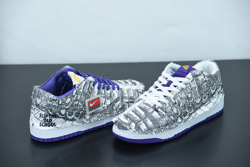 NIKE SB DUNK LOW “FLIP THE OLD SCHOOL” DJ4636-100