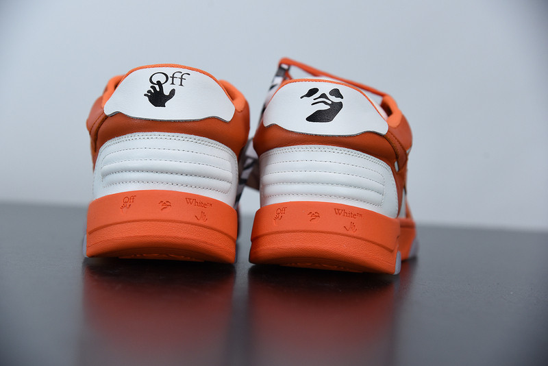 OF™ C/O VIRGIL ABLOH OUT OF OFFICE LOW-TOP LEATHER SNEAKERS ‘OOO“