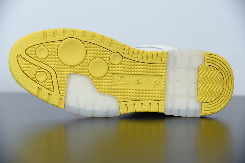 OF™ C/O VIRGIL ABLOH OUT OF OFFICE LOW-TOP LEATHER SNEAKERS ‘OOO“