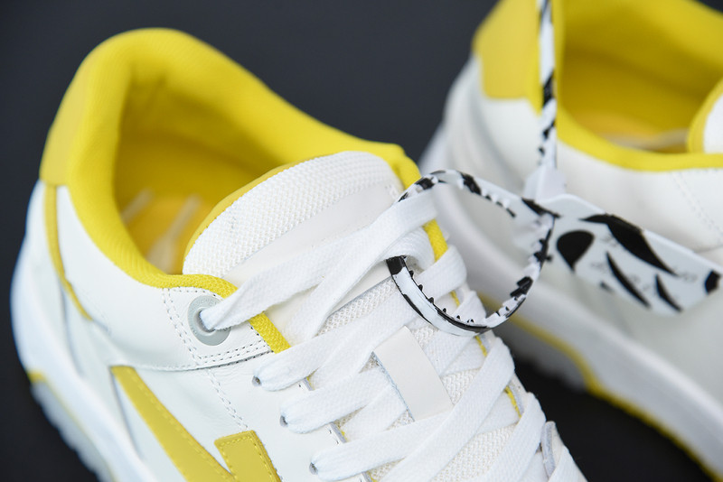 OF™ C/O VIRGIL ABLOH OUT OF OFFICE LOW-TOP LEATHER SNEAKERS ‘OOO“