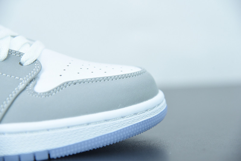 AIR JORDAN 1 MID GREY BLUE BQ6472-105