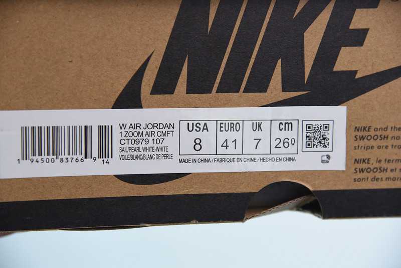 AIR JORDAN 1 HIGH ZOOM AIR CMFT PEARL WHITE CT0979-107