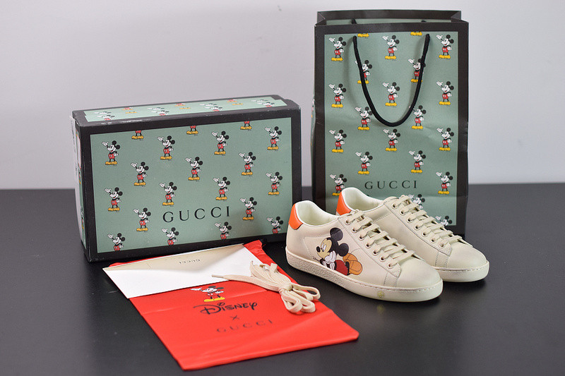 G*u*i ace embroidered low-top sneaker