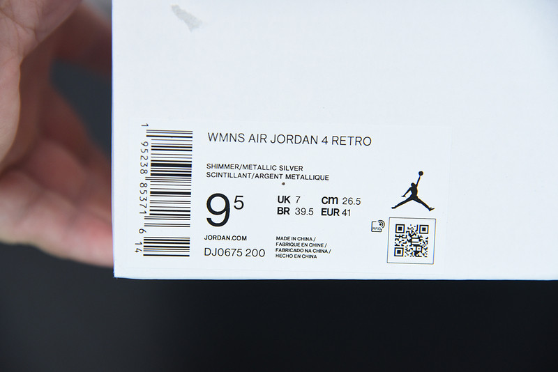 AIR JORDAN 4 WMNS “SHIMMER” DJ0675-200