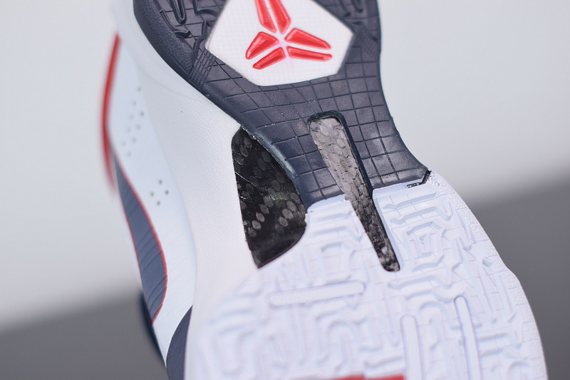 NIKE ZOOM KOBE 5 USA WHITE OBSIDIAN SPORT RED 386430-103